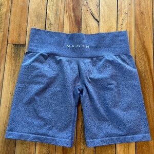 NVGTN Blue Seamless Athletic Shorts